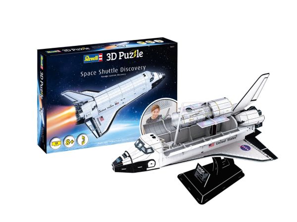 REV00251 - 126 pieces 3D jigsaw Space Shuttle Discovery - 1