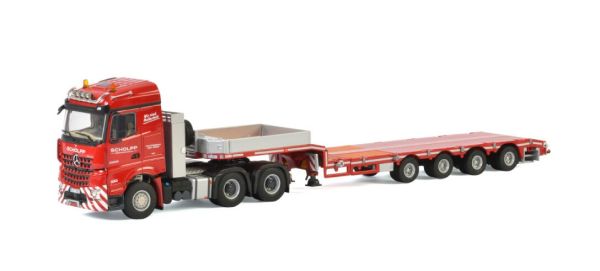 WSI01-2524 - MERCEDES AROCS STREAMSPACE 6x4 with 4-axle low loader SCHOLPP - 1