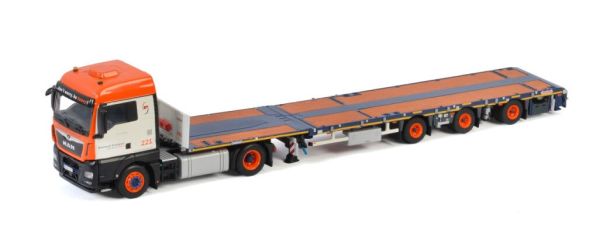 WSI01-3202 - MAN TGX XLX EURO 6C 4x2 with 3-axle platform UNIVERSAL TRANSPORT - 1