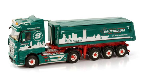 WSI01-3380 - MERCEDES-BENZ MP5 Big Space 4x2 with tarpaulin tipper 3 Axles SAUERBAUM - 1