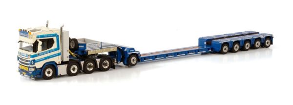 WSI01-3691 - SCANIA R CR20N 8x4 with 5 axle low bed and 1 axle dolly SCHOONES B.V - 1