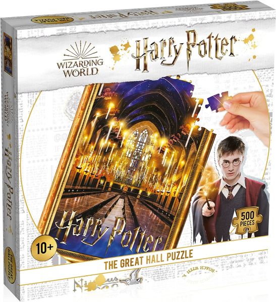 WIN01005 - 500 Piece HARRY POTTER - The Great Hall Puzzle - 1