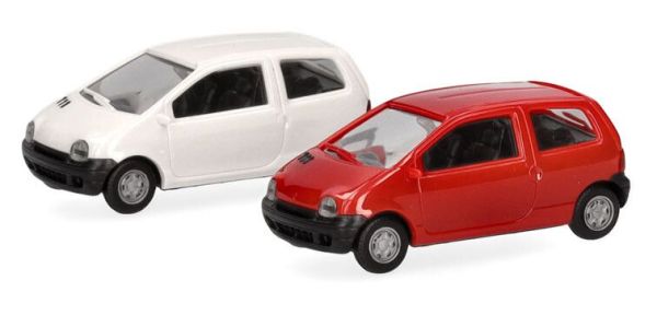 HER012218-007 - 2 pieces to assemble RENAULT Twingo grey and burgundy - 1