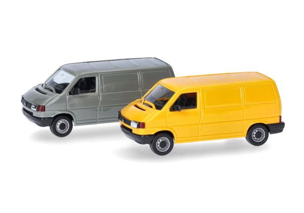 HER012386-004 - VOLKSWAGEN T4 grey and yellow - 2 pieces to assemble - 1