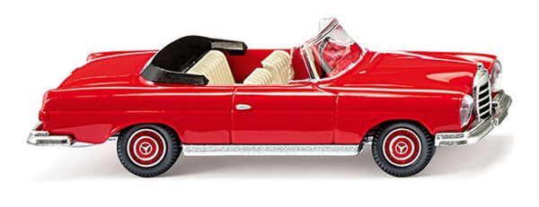 WIK015303 - MERCEDES-BENZ 280 SE Cabriolet Red - 1