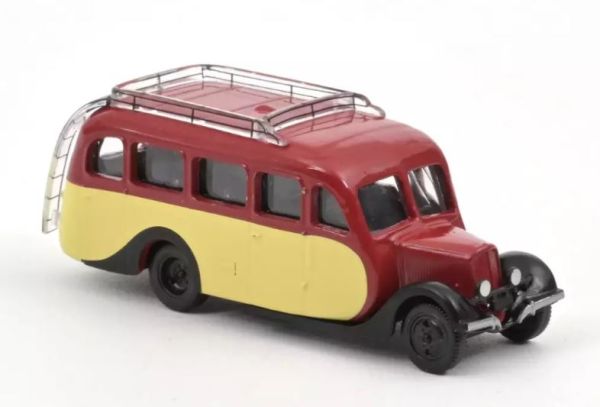 NOREVAMC0191099-ROUGE - CITROEN U23 Autocar 1947 Red and Yellow - 1