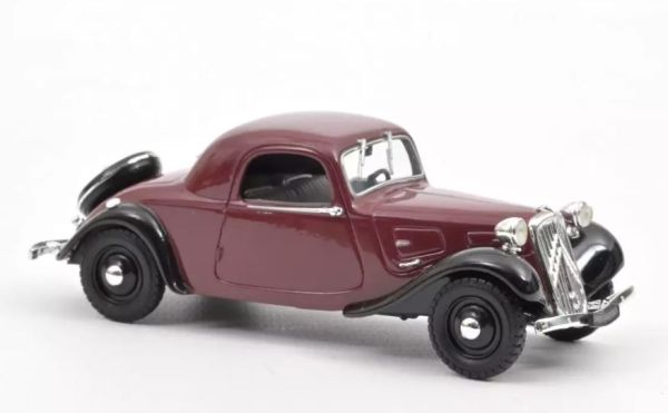 NOREVAMC0191103 - CITROEN Traction 7C Faux Cabriolet 1937 Dark Red - 1