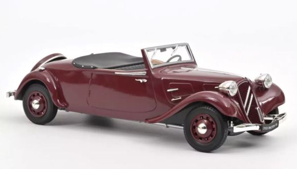 NOREVAMC0191190 - CITROEN Traction Cabriolet 1938 Dark Red - 1