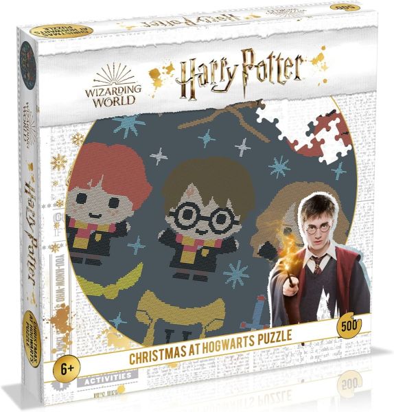 WIN02055 - 500 Piece Puzzle HARRY POTTER - Christmas at Hogwarts - 1