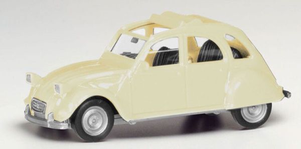 HER020824-007 - CITROEN 2CV with open roof Beige - 1