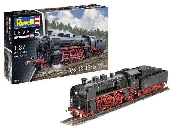 REV02168 - Express Locomotive S3/6 BR18 to assemble and paint - 1