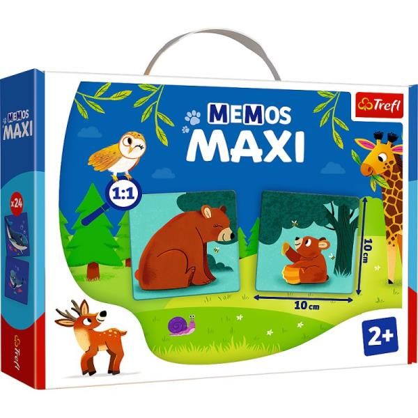 TRF02268 - Maxi Memo Animals and their babies | dice 2 years - 1