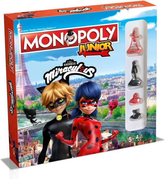 WIN0237 - MONOPOLY Junior - Miraculous | from 5 years - 1