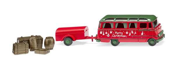 WIK026005 - MERCEDES-BENZ O 319 Bus with trailer Christmas Edition - 1