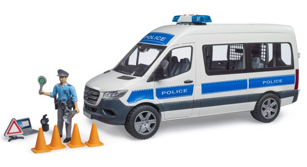 BRU2683 - MERCEDES-BENZ Sprinter Police with policeman and accessories - 1