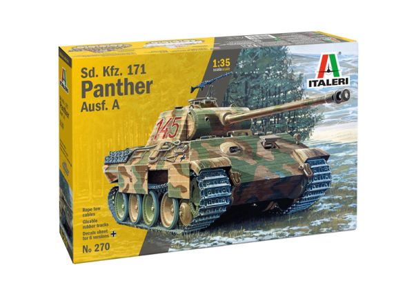 ITA0270 - Sd.Kfz.171 Panther Ausf.A tank to assemble and paint - 1