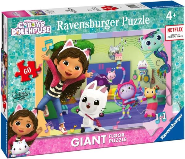 RAV031801 - 60 Piece Puzzle GABBY'S and the Magic House – Gabby and her friends - 1