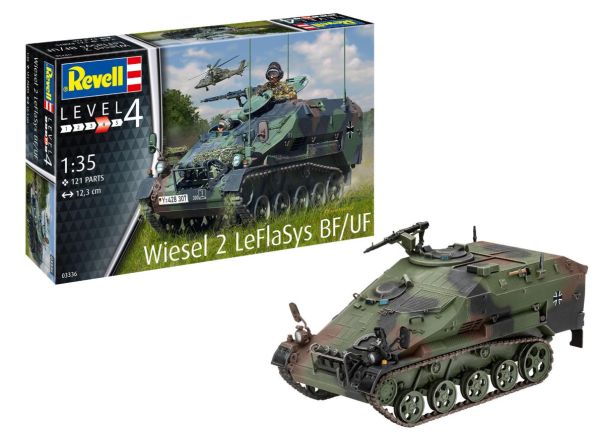 REV03336 - Wiesel tank with 2 BF/UF leflasys to be assembled and painted - 1