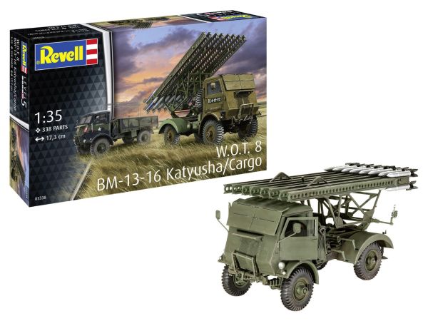 REV03338 - W.O.T. 8 BM-13-16 Katyusha/Cargo military vehicle to assemble and paint - 1