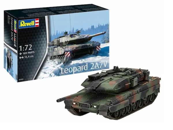 REV03355 - LEOPARD 2 A7V tank to assemble and paint - 1