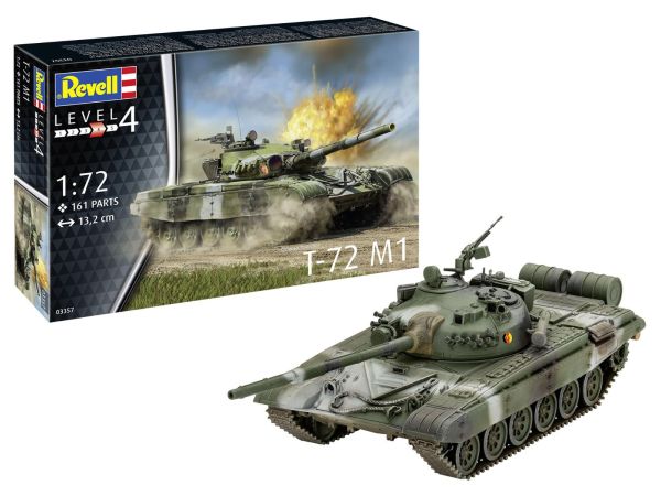 REV03357 - T-72 M1 tank to assemble and paint - 1