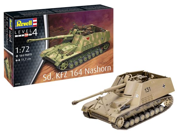 REV03358 - Char Sd.Kfz. 164 Nashorn to assemble and paint - 1