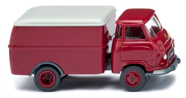 WIK034401 - HANOMAG red courier truck - 1