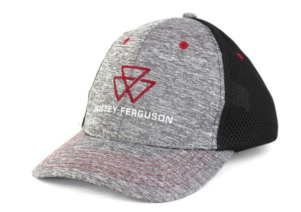 03446 - MASSEY FERGUSON grey cap with black mesh back - 1