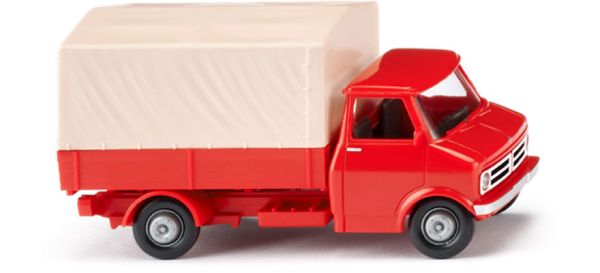 WIK035204 - BEDFORD 4x2 red tarpaulin lorry - 1