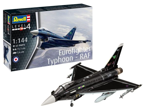 REV03796 - Eurofighter Typhoon fighter plane - RAF to assemble and paint - 1