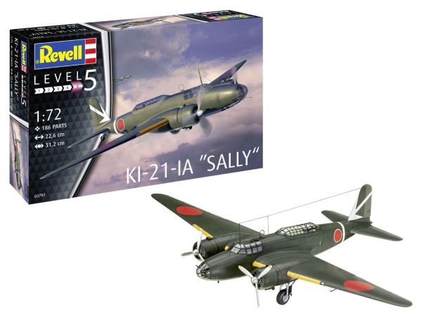 REV03797 - Military aircraft Ki-21-IA SALLY to assemble and paint - 1