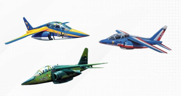 REV03810 - 50th anniversary Alpha Jet to assemble and paint - 1