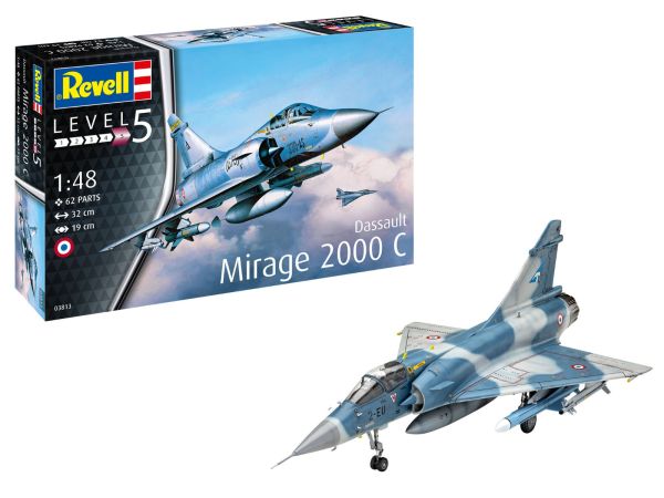 REV03813 - DASSAULT Mirage 2000C grey and blue - 1