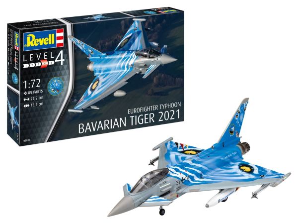 REV03818 - Eurofighter Typhoon Fighter Aircraft The Bavarian Tiger 2021 - 1