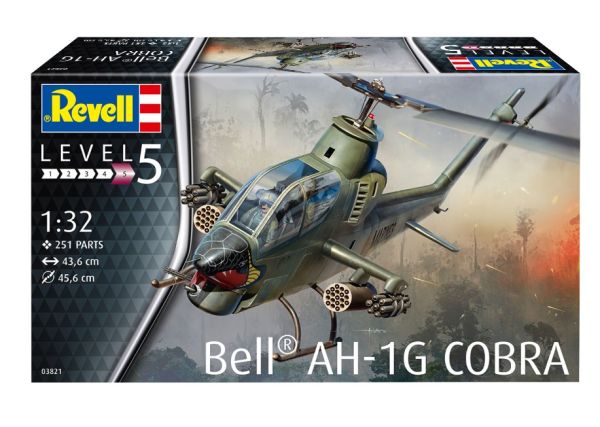 REV03821 - AH-1G Cobra helicopter to be assembled and painted - 1