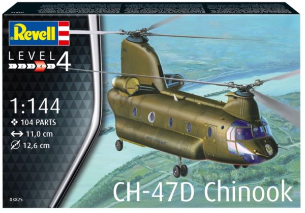 REV03825 - CH-47D Chinook helicopter to assemble and paint - 1