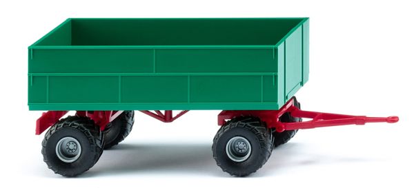 WIK038836 - green 2-axle trailer - 1