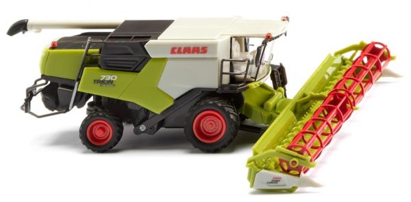 WIK038915 - CLAAS Trion 730 harvester with Convio 1080 - 1