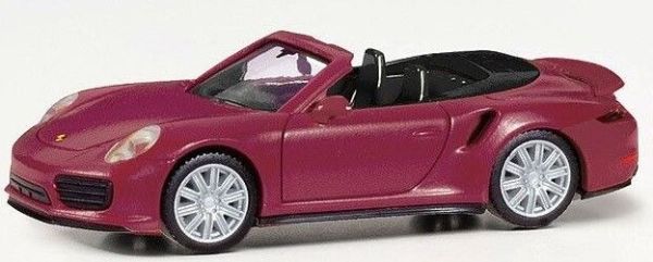 HER038928-002 - PORSCHE 911 Turbo Cabrio red metallic - 1