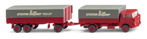 WIK041203 - HENSCHEL HS 14/16 4x2 forwarder with 1+2 axle BEIBNER trailer - 1