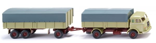 WIK041702 - HENSCHEL 4x2 forwarder with 2 axle trailer - 1