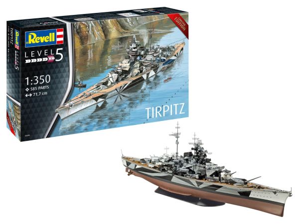 REV05096 - Battleship Tirpitz to assemble and paint - 1