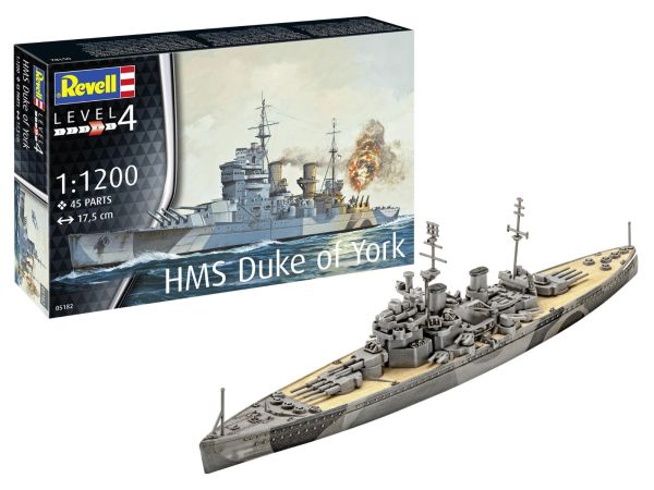 REV05182 - Battleship HMS Duke of York to assemble and paint - 1