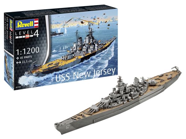 REV05183 - Battleship USS New Jersey to assemble and paint - 1