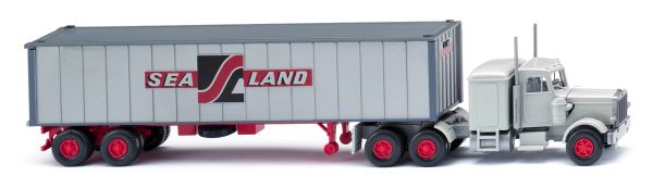 WIK052707 - PETERBILT 6x4 with container door and container SEALAND - 1