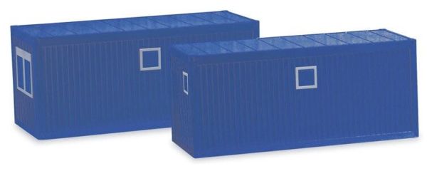 HER053600-003 - 2 Containers of blue construction - 1