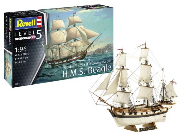 REV05458 - H.M.S. Beagle discovery boat to assemble and paint - 1