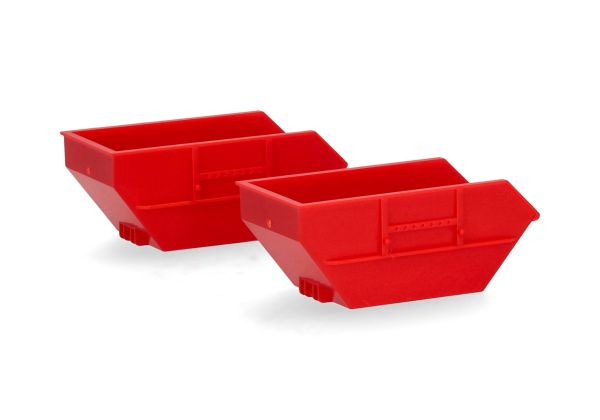 HER054669 - 2 Waste containers 7m3 Red - 1