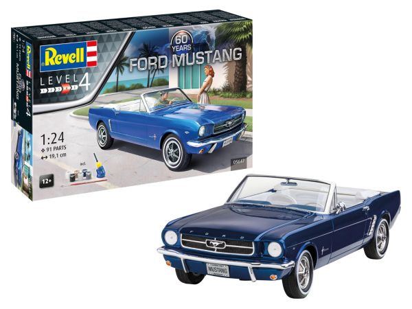 REV05647 - 60th Anniversary Gift Set - FORD Mustang to assemble with basic accessories - 1