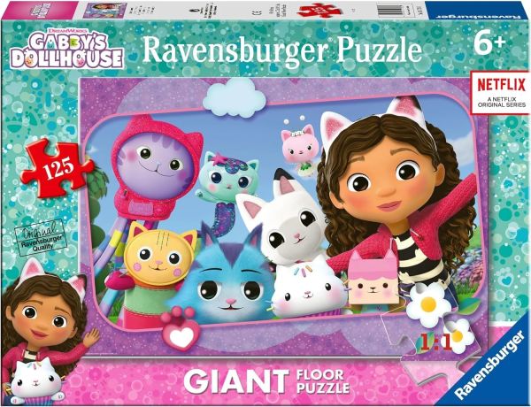 RAV057283 - Giant Puzzle 125 Pieces GABBY's and the magic house - 1